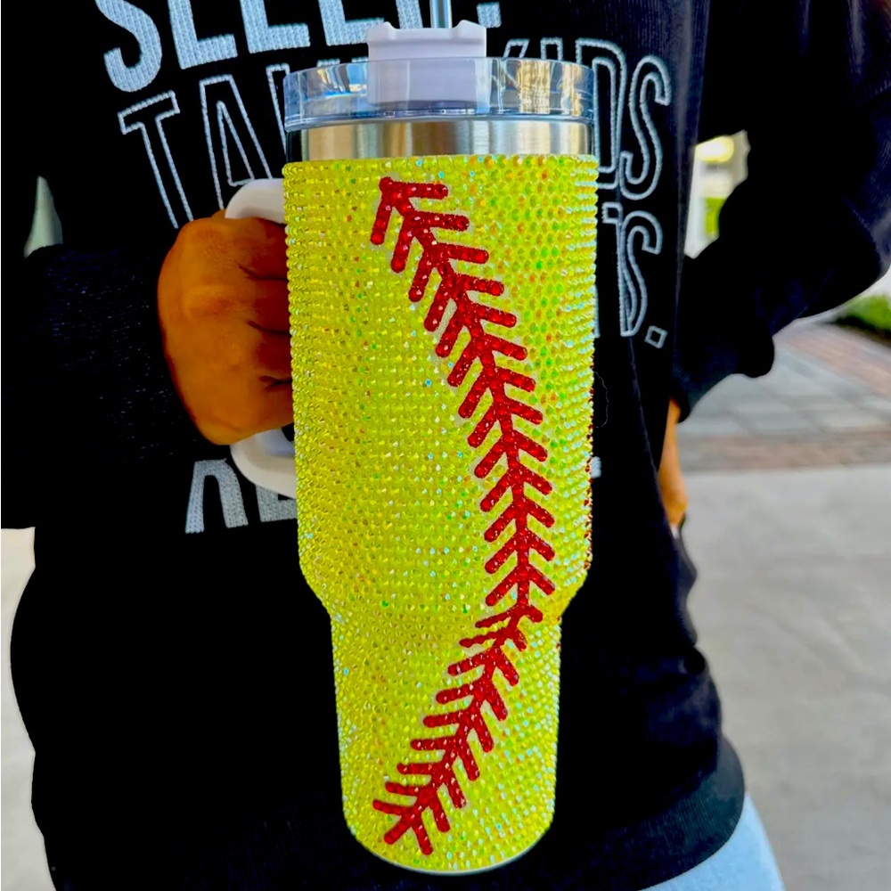 40oz Softball Tumbler